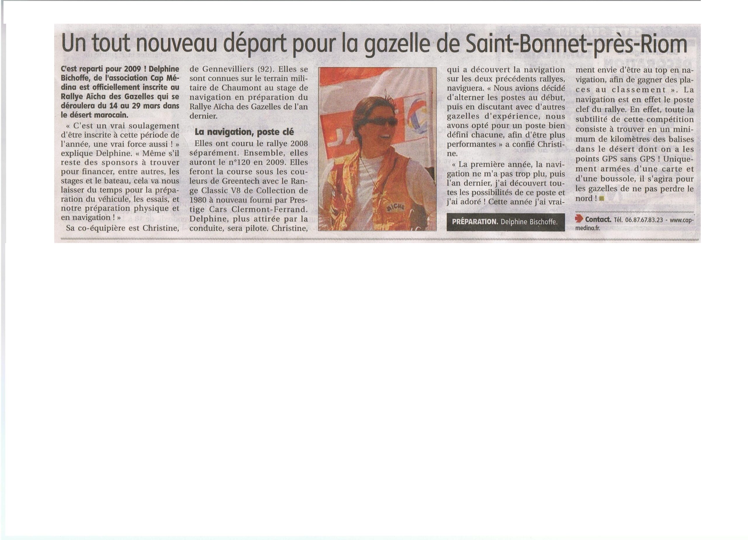 La montagne, édition de Riom – Octobre 2008