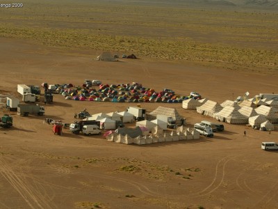L'organisation du rallye : le Bivouac