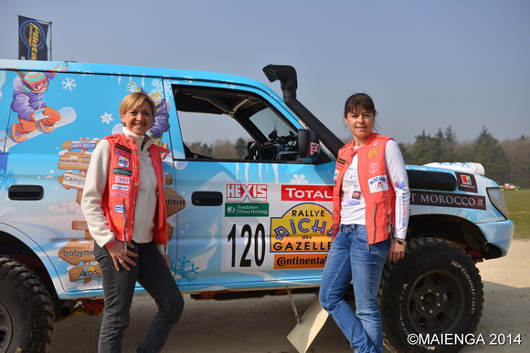Rallye des gazelles 2014 - l'équipage 120