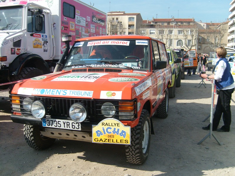 Rallye des Gazelles 2009 14 mars - Vérifications techniques à sète