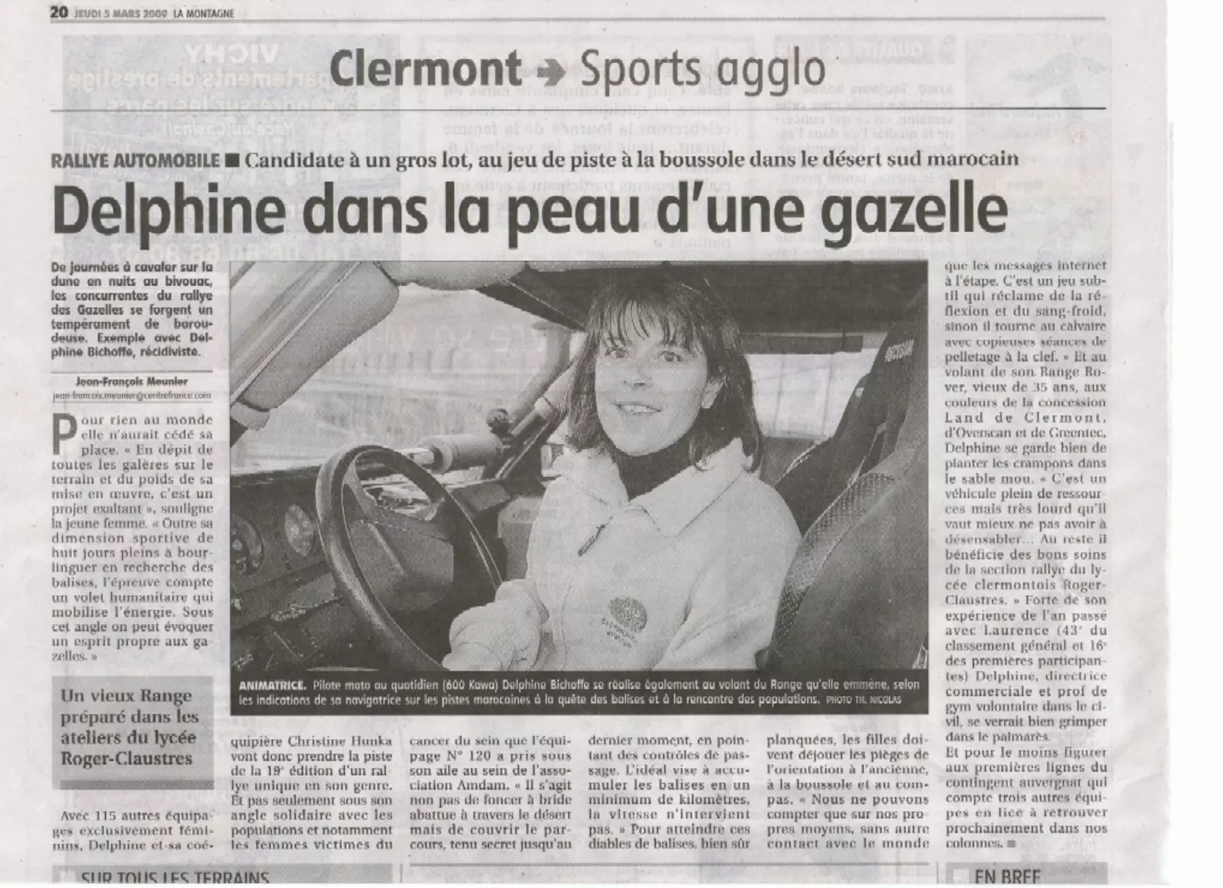 Delphine Bichoffe – La montagne du Jeudi 5 mars 2009