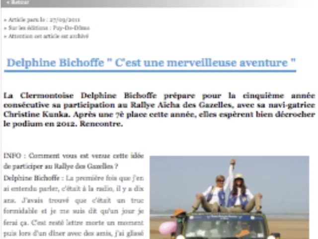 Rallye des gazelles -Infomag-septoct