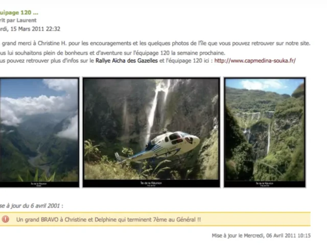 Gazelles Mission grand raid