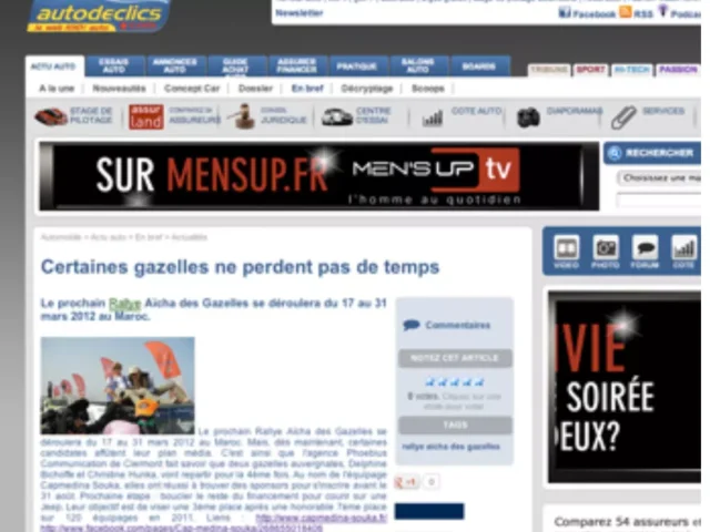 Autodeclic Gazelles Article web – 7/09/2011