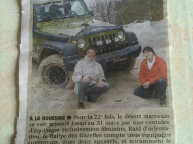 Rallye des Gazelles : Article la montagne