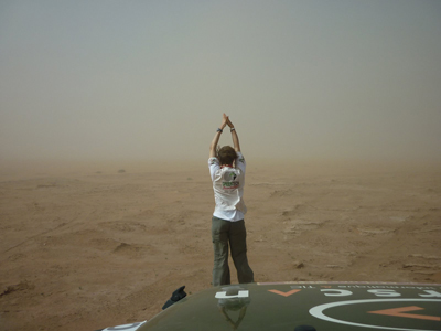 Rallye des Gazelles 2010 - tempête