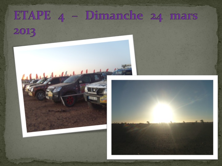 Départ Rallye des Gazelles