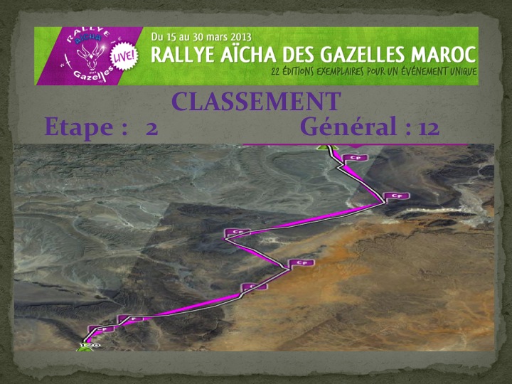 Rallye des Gazelles Classement étape 5