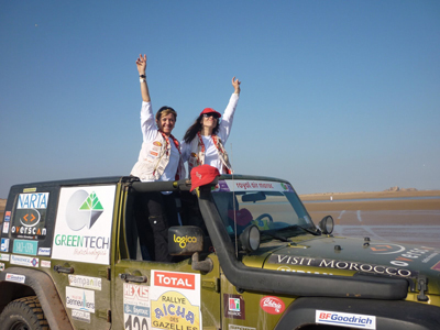 Rallye des Gazelles - Arrivée