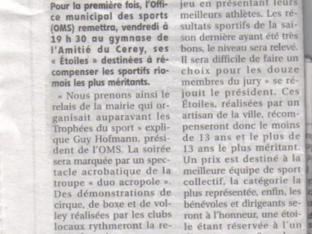 Gazelles Riom – La montagne