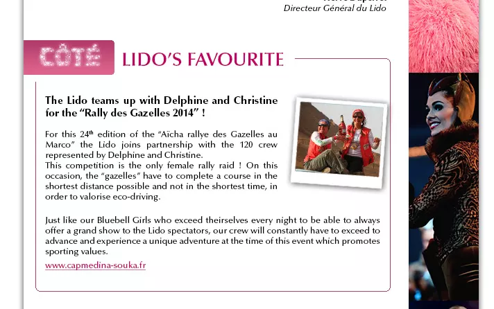 Le lido – Gazelles sur la newsletter d&rsquo;avril