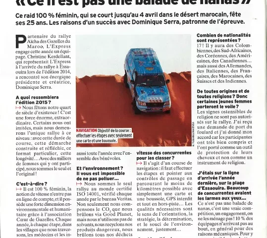 L’express Rallye des Gazelles