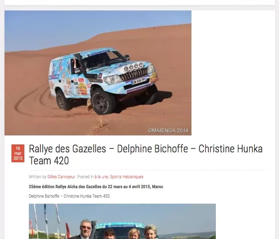 PA Sport – Les gazelles 420