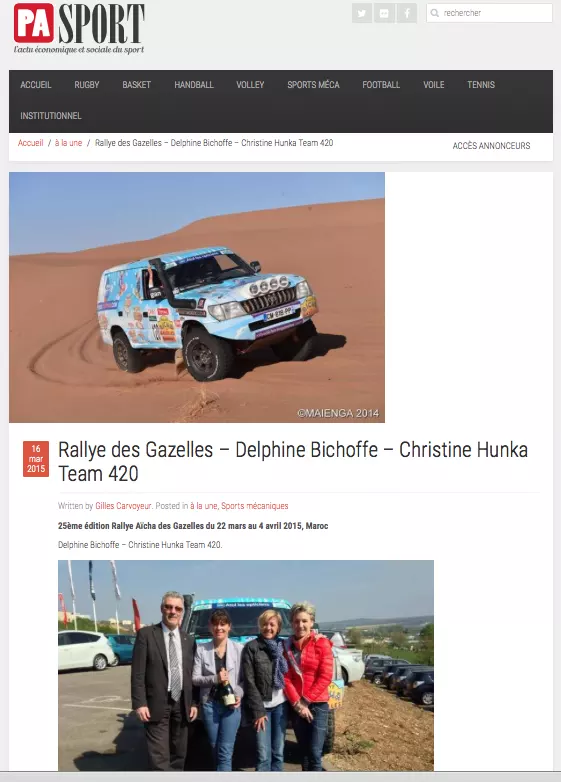PA Sport – Les gazelles 420