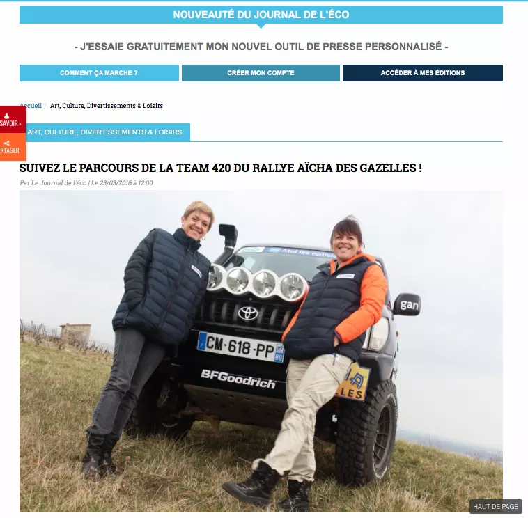 Le journal de l&rsquo;éco