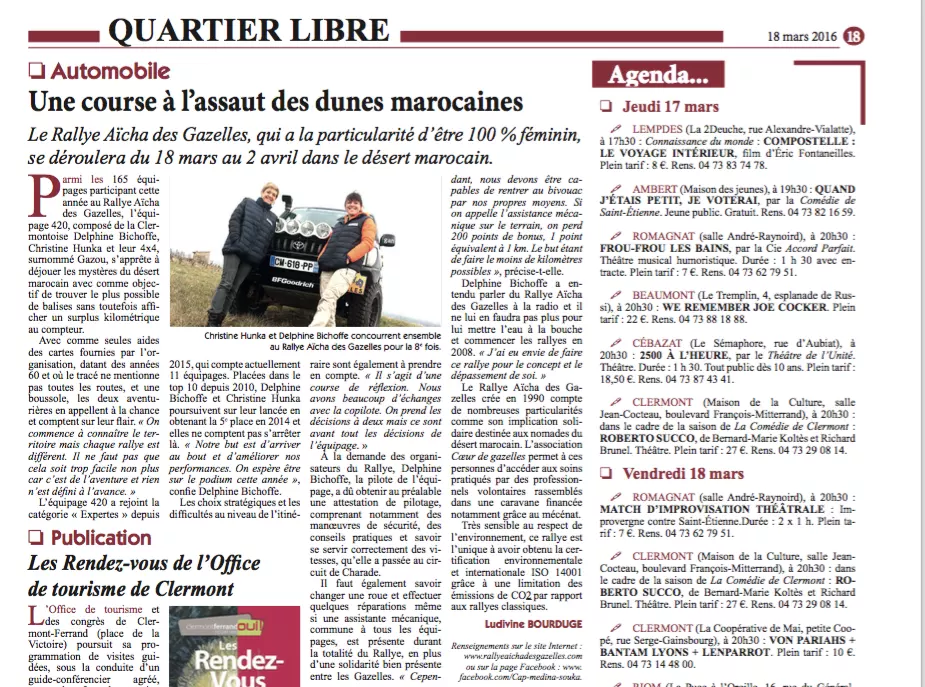 Le semeur Hebdo et les Gazelles
