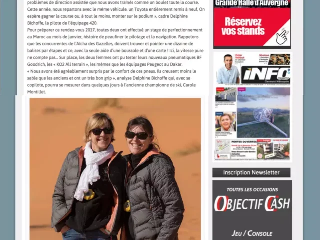 Info Magazine – 4 gazelles dans la course